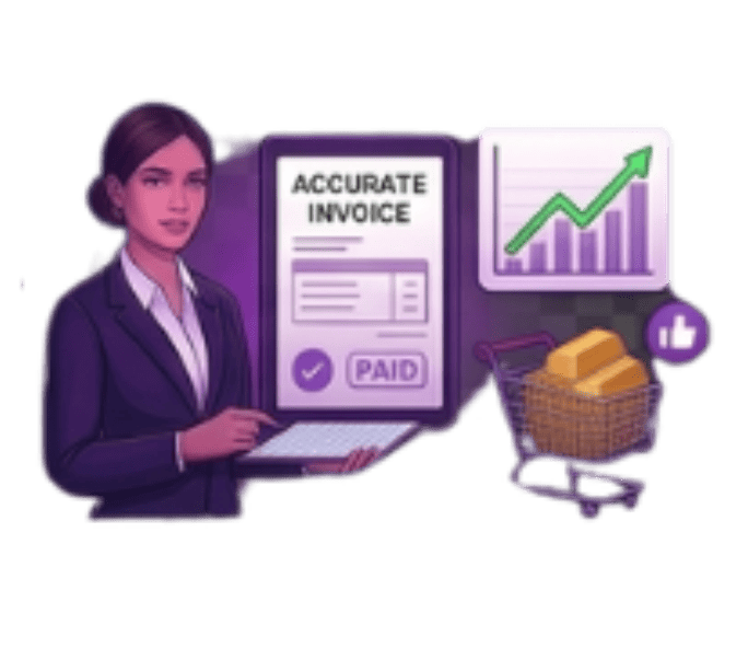 Generate accurate invoices and make smarter purchasing decisions.